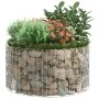 Circular galvanized steel gabion post Ø100x50 cm by , fence panels - Ref: Foro24-152017, Price: 47,55 €, Discount: %