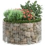 Circular galvanized steel gabion post Ø100x50 cm by , fence panels - Ref: Foro24-152017, Price: 48,27 €, Discount: %