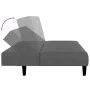 Sofá cama de 2 plazas terciopelo gris oscuro by , Sofas - Ref: Foro24-375764, Price: 244,99 €, Discount: %