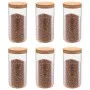 Storage jars with cork lids 6 units 1400 ml by vidaXL, Cookie Jars - Ref: Foro24-50841, Price: 42,80 €, Discount: %