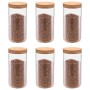 Vorratsgläser mit Korkdeckel 6 Stück 1400 ml von vidaXL, Keksdosen - Ref: Foro24-50841, Preis: 43,45 €, Rabatt: %