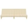Zweiplätziges Schlafsofa aus cremefarbenem Stoff. von , Sofas - Ref: Foro24-375829, Preis: 233,72 €, Rabatt: %