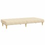 Sofá cama de 2 plazas tela color crema by , Sofas - Ref: Foro24-375829, Price: 237,87 €, Discount: %