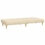 Zweiplätziges Schlafsofa aus cremefarbenem Stoff. von , Sofas - Ref: Foro24-375829, Preis: 233,72 €, Rabatt: %