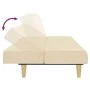 Zweiplätziges Schlafsofa aus cremefarbenem Stoff. von , Sofas - Ref: Foro24-375829, Preis: 233,72 €, Rabatt: %