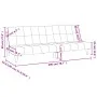 Zweiplätziges Schlafsofa aus cremefarbenem Stoff. von , Sofas - Ref: Foro24-375829, Preis: 233,72 €, Rabatt: %