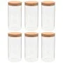 Storage jars with cork lids 6 units 1400 ml by vidaXL, Cookie Jars - Ref: Foro24-50841, Price: 42,80 €, Discount: %