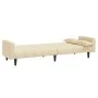 Sofá cama de 2 plazas con dos almohadas tela color crema by , Sofas - Ref: Foro24-375836, Price: 281,31 €, Discount: %