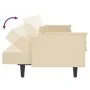 Sofá cama de 2 plazas con dos almohadas tela color crema by , Sofas - Ref: Foro24-375836, Price: 281,31 €, Discount: %