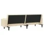 Sofá cama de 2 plazas con dos almohadas tela color crema by , Sofas - Ref: Foro24-375836, Price: 281,31 €, Discount: %