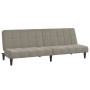 Zweiplätziges Schlafsofa aus hellgrauem Samtstoff von , Sofas - Ref: Foro24-375841, Preis: 236,66 €, Rabatt: %