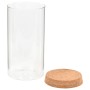 Storage jars with cork lids 6 units 1400 ml by vidaXL, Cookie Jars - Ref: Foro24-50841, Price: 43,45 €, Discount: %