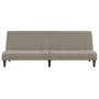 Zweiplätziges Schlafsofa aus hellgrauem Samtstoff von , Sofas - Ref: Foro24-375841, Preis: 236,66 €, Rabatt: %