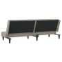 Zweiplätziges Schlafsofa aus hellgrauem Samtstoff von , Sofas - Ref: Foro24-375841, Preis: 236,66 €, Rabatt: %
