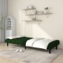 Sofá cama de 2 plazas terciopelo verde oscuro by , Sofas - Ref: Foro24-375843, Price: 244,14 €, Discount: %