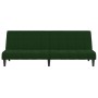 Sofá cama de 2 plazas terciopelo verde oscuro by , Sofas - Ref: Foro24-375843, Price: 244,14 €, Discount: %