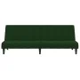 Zweiplätziges Schlafsofa aus dunkelgrünem Samtstoff von , Sofas - Ref: Foro24-375843, Preis: 239,93 €, Rabatt: %