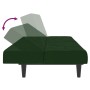 Zweiplätziges Schlafsofa aus dunkelgrünem Samtstoff von , Sofas - Ref: Foro24-375843, Preis: 244,14 €, Rabatt: %
