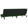 Zweiplätziges Schlafsofa aus dunkelgrünem Samtstoff von , Sofas - Ref: Foro24-375843, Preis: 244,14 €, Rabatt: %