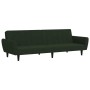 Zweiplätziges Schlafsofa aus dunkelgrünem Samtstoff von , Sofas - Ref: Foro24-375860, Preis: 263,74 €, Rabatt: %