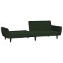 Zweiplätziges Schlafsofa aus dunkelgrünem Samtstoff von , Sofas - Ref: Foro24-375860, Preis: 260,84 €, Rabatt: %