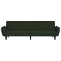 Zweiplätziges Schlafsofa aus dunkelgrünem Samtstoff von , Sofas - Ref: Foro24-375860, Preis: 260,84 €, Rabatt: %