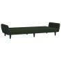Zweiplätziges Schlafsofa aus dunkelgrünem Samtstoff von , Sofas - Ref: Foro24-375860, Preis: 260,84 €, Rabatt: %
