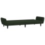 Zweiplätziges Schlafsofa aus dunkelgrünem Samtstoff von , Sofas - Ref: Foro24-375860, Preis: 263,74 €, Rabatt: %