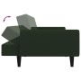Zweiplätziges Schlafsofa aus dunkelgrünem Samtstoff von , Sofas - Ref: Foro24-375860, Preis: 263,74 €, Rabatt: %