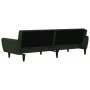 Zweiplätziges Schlafsofa aus dunkelgrünem Samtstoff von , Sofas - Ref: Foro24-375860, Preis: 260,84 €, Rabatt: %