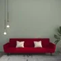 Sofá cama de 2 plazas terciopelo color vino tinto by , Sofas - Ref: Foro24-375862, Price: 253,48 €, Discount: %