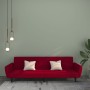 Zweiplätziges Schlafsofa aus Samt in Weinrot. von , Sofas - Ref: Foro24-375862, Preis: 257,98 €, Rabatt: %