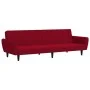 Sofá cama de 2 plazas terciopelo color vino tinto by , Sofas - Ref: Foro24-375862, Price: 253,48 €, Discount: %