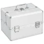 Silbernes Aluminium-Schminketui 22x30x21 cm von vidaXL, Kulturbeutel - Ref: Foro24-91828, Preis: 42,36 €, Rabatt: %