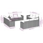 Set de sofás de jardín 12 pzas y cojines ratán sintético marrón by , Garden sets - Ref: Foro24-3218759, Price: 842,90 €, Disc...