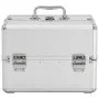 Silbernes Aluminium-Schminketui 22x30x21 cm von vidaXL, Kulturbeutel - Ref: Foro24-91828, Preis: 42,36 €, Rabatt: %