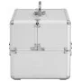 Silbernes Aluminium-Schminketui 22x30x21 cm von vidaXL, Kulturbeutel - Ref: Foro24-91828, Preis: 42,36 €, Rabatt: %