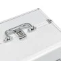 Silbernes Aluminium-Schminketui 22x30x21 cm von vidaXL, Kulturbeutel - Ref: Foro24-91828, Preis: 42,36 €, Rabatt: %