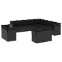 Set de sofás de jardín y cojines 13 pzas ratán sintético negro by , Garden sets - Ref: Foro24-3218545, Price: 944,37 €, Disco...
