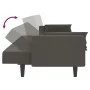 Zweiplätziges Schlafsofa mit zwei dunkelgrauen Samtkissen. von , Sofas - Ref: Foro24-375848, Preis: 278,91 €, Rabatt: %