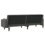 Zweiplätziges Schlafsofa mit zwei dunkelgrauen Samtkissen. von , Sofas - Ref: Foro24-375848, Preis: 278,91 €, Rabatt: %
