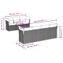 Set de sofás de jardín 8 piezas y cojines ratán sintético negro by , Garden sets - Ref: Foro24-3223501, Price: 451,04 €, Disc...