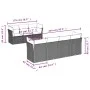 Juego de sofás de jardín con cojines beige 8 pzas ratán PE by , Garden sets - Ref: Foro24-3223503, Price: 548,59 €, Discount: %