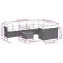 Gartensofa-Set mit 10-teiligen beigen Kissen aus synthetischem Rattan. von , Gartensets - Ref: Foro24-3223819, Preis: 579,41 ...