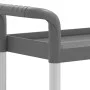 Carrito de 3 niveles aluminio gris 77x34x72 cm de , Carros de cocina y comedor - Ref: Foro24-30323, Precio: 51,43 €, Descuent...