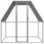 Gallinero de acero galvanizado plateado y gris 2x2x2 m de , Jaulas y habitáculos para animales pequeños - Ref: Foro24-155886,...