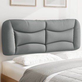 Padded headboard light gray fabric 120 cm by , Headboards and footboards - Ref: Foro24-374561, Price: 56,68 €, Discount: %