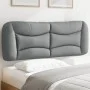 Padded headboard light gray fabric 120 cm by , Headboards and footboards - Ref: Foro24-374561, Price: 55,21 €, Discount: %