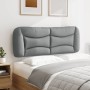 Gepolstertes Kopfteil aus hellgrauem Stoff, 120 cm von , Kopf- und Fußteile - Ref: Foro24-374561, Preis: 56,68 €, Rabatt: %