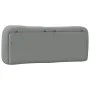 Padded headboard light gray fabric 120 cm by , Headboards and footboards - Ref: Foro24-374561, Price: 55,21 €, Discount: %